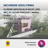 CLADIRE INDIVIDUALA NOUA | 260 MP | 10 LOCURI PARCARE | Metrou Dristor